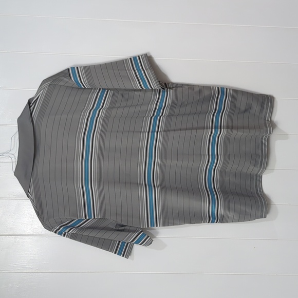 ❤️5/$25  PGA Tour Pro Series Stripe Collared Shirt - Picture 4 of 4